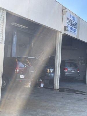 Getting my daughter's 2004 Honda checked out.