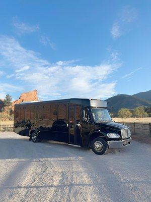 30 seater party bus for rent! Contact our office to book today!