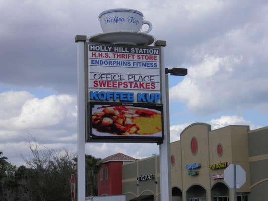 Holly Hill Station, shopping center North of Daytona Beach, Florida.