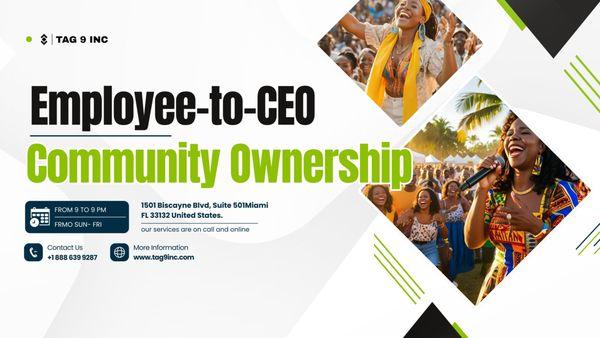 "TAG 9 INC promotes collective ownership with our $100K Community: 100 members pooling resources to launch second, third, and fourth busines