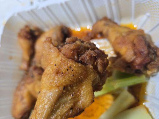 Mild, extra crispy wings