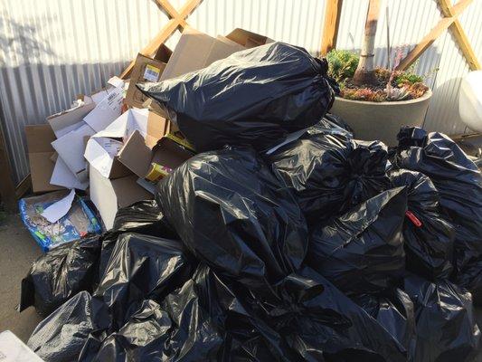 Thanks Recology.... no pickup in 1 1/2 weeks (we pay for 2 per week. This place sucks