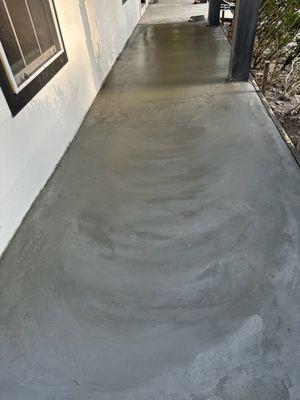 Quick Dry Concrete Finish and Construction