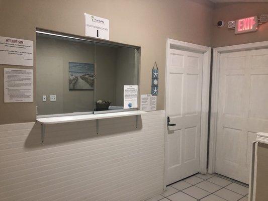 Reception from second floor (testing)