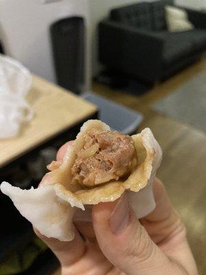 Steamed pork dumpling