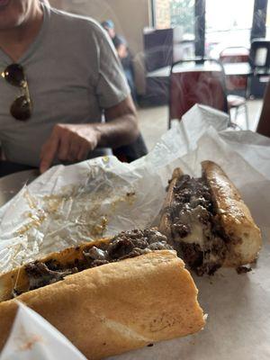 Cheese steak sandwich
