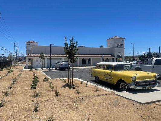 Smiles '57 in front of our new office location at 1303 South State Street @ Jade Drive in Hemet 92543