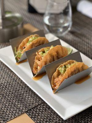 Sweet chili chicken tacos - excellent!!! We ordered another