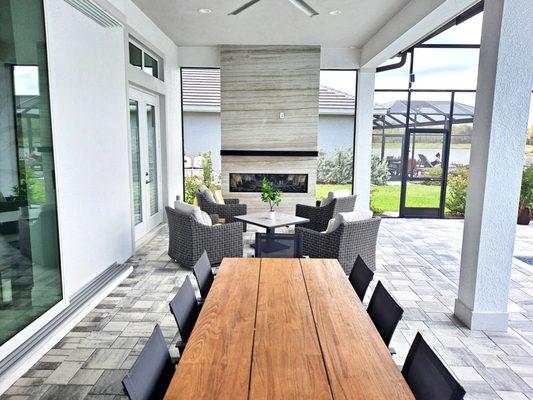 Outdoor Electric Fireplace