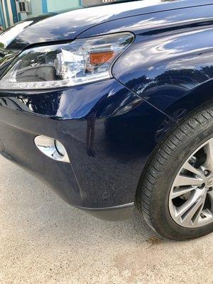 After picking it up, good as new!