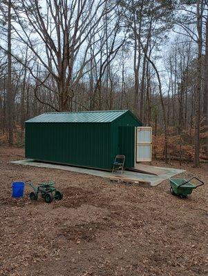 Our new shed, hooray!