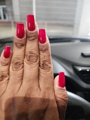 Gel X extensions awesome birthday