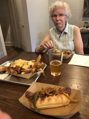 Mama cita just tasted her jalapeño sausage!