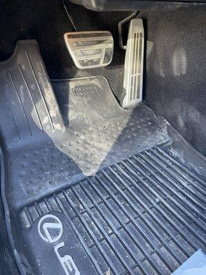 The way I received my car back... dirty!