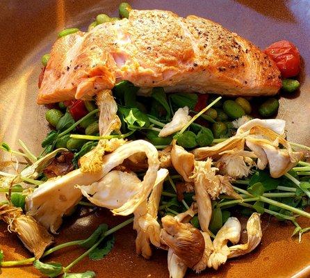 Roasted Beet Salad w/ Salmon. $31.00.