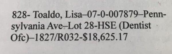 2024, still delinquent on taxes.