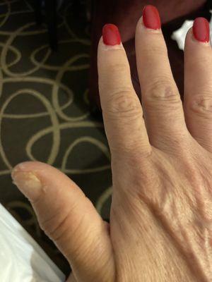 Several nails broke within just a few days! Nails are expensive and should least last a week. Mine broke within days