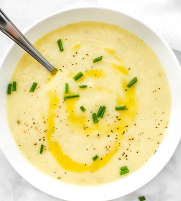 Creamy potato soup