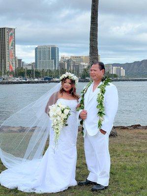 Dinah & Mike Shimojo with the help of AMCC wedding