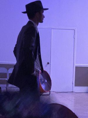 Dr. Oppenheimer dances here.