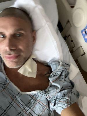 My post op surgery where I was sent home with prescriptions and detailed information after my dialysis ..