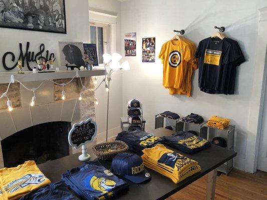 Some of our Hockey collection.