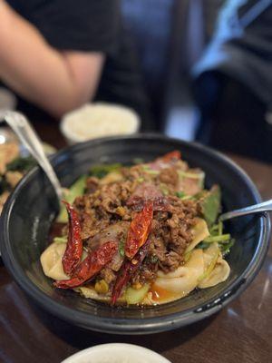 Cumin Lamb Fresh Hand-Ripped Noodles
