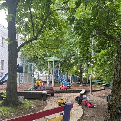 Equipment for big and little kids plus some fun toys other toddlers have grown out of