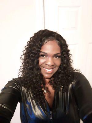 Custom Italian curly wig with closure