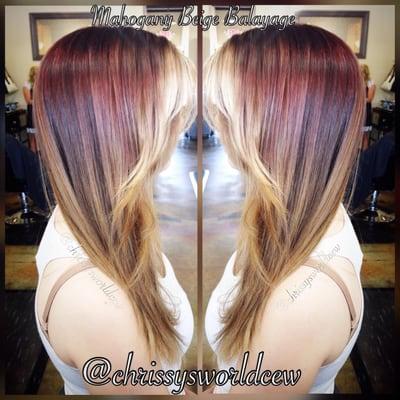 Work by colorist, Christina. Instagram: @chrissysworldcew