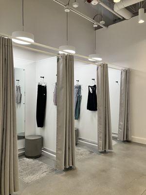 About 5-6 dressing rooms available