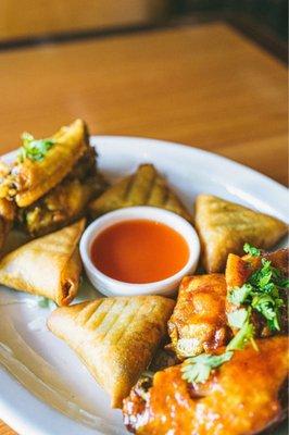 Wings & Samosas Platter