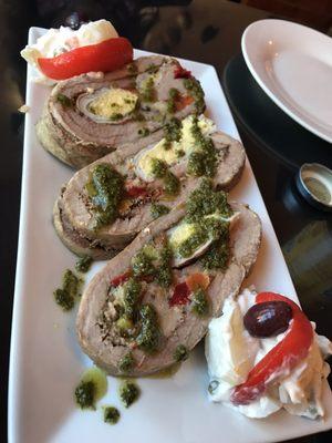 Nice thick slices of Matambre