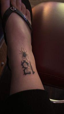 I talked with Gerardo on placement and he was willing to do almost anything. So happy I got my lucky number on my ankle 3