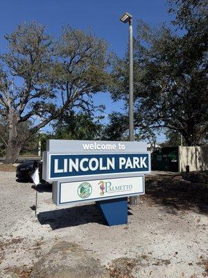 Lincoln park sign