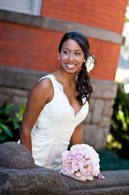 Wedding day hair by The Cottage Salon