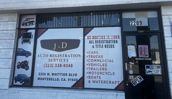 JD Auto Registration