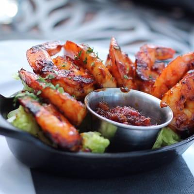 BBQ Shrimp with Bacon Jam