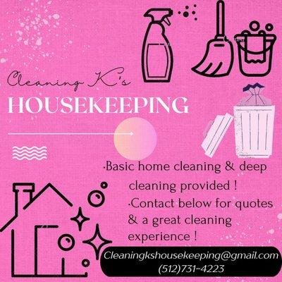 Cleaning K's Housekeeping