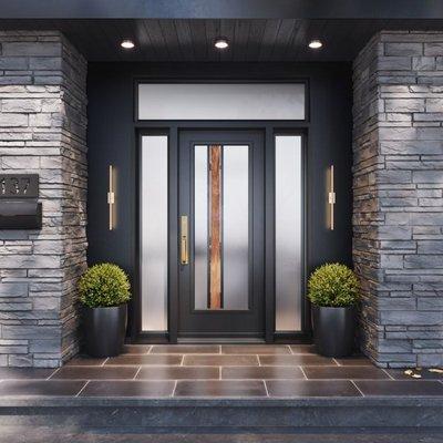 Professional front door installation by ELP Door Masters in El Paso, TX.