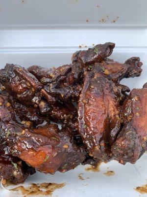 BBQ Thai chicken wings