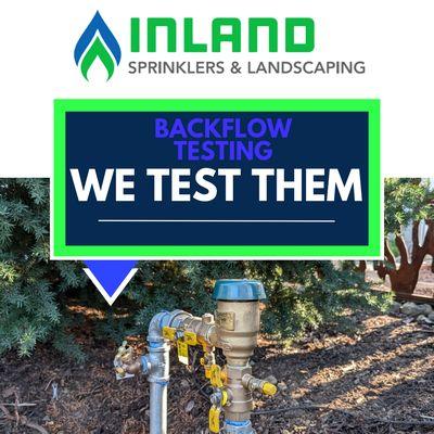 Residential Backflow Testing $65.