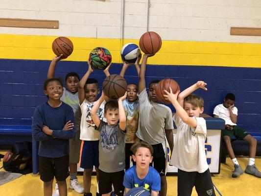 Our youngsters after practice having some fun!!!
