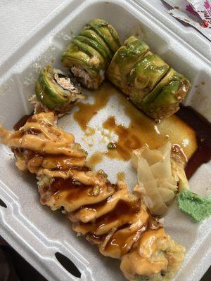 Sweet Caterpillar Roll , Mexican Roll