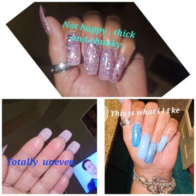 Bad nails, disappointed!!