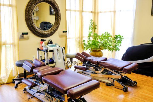 Inside the treatment room