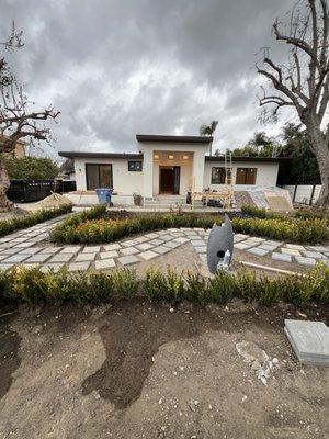 Progress picture of a flip in Encino CA