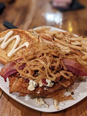 Bluesion chicken sandwich