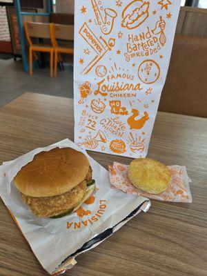 Flounder and Biscuit