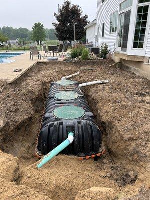 Poly Septic Tank Installation